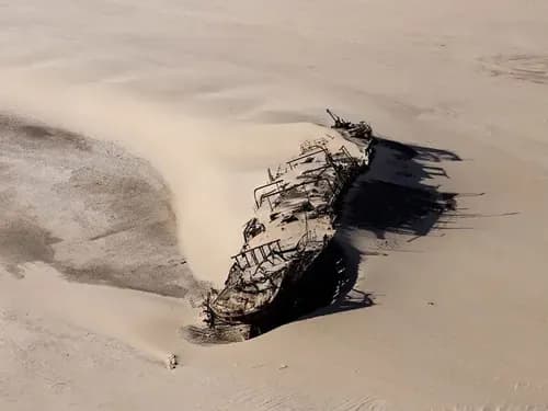 Desert coastline